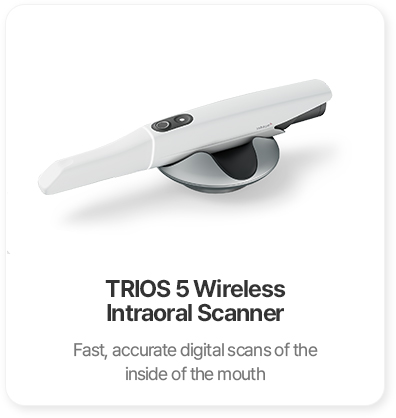 TRIOS 5 wireless intraoral scanner