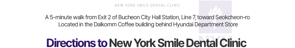 Directions to New York Smile Dental Clinic