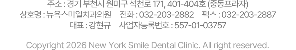 뉴욕스마일치과 주소